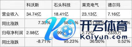 清洁电器上市公司2024年一季度事迹对比。新京报贝壳财经记者制图/图